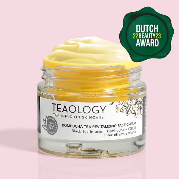 Teaology Kombucha Tea Revitalizing Face Cream | Rewitalizujący krem do twarzy | Słoiczek + wkład 50ml