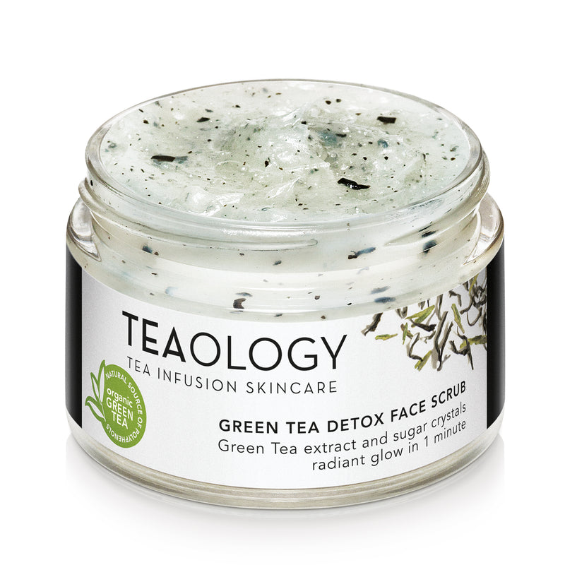 Teaology Green Tea Detox Face Scrub  - naturalny peeling do twarzy 50ml