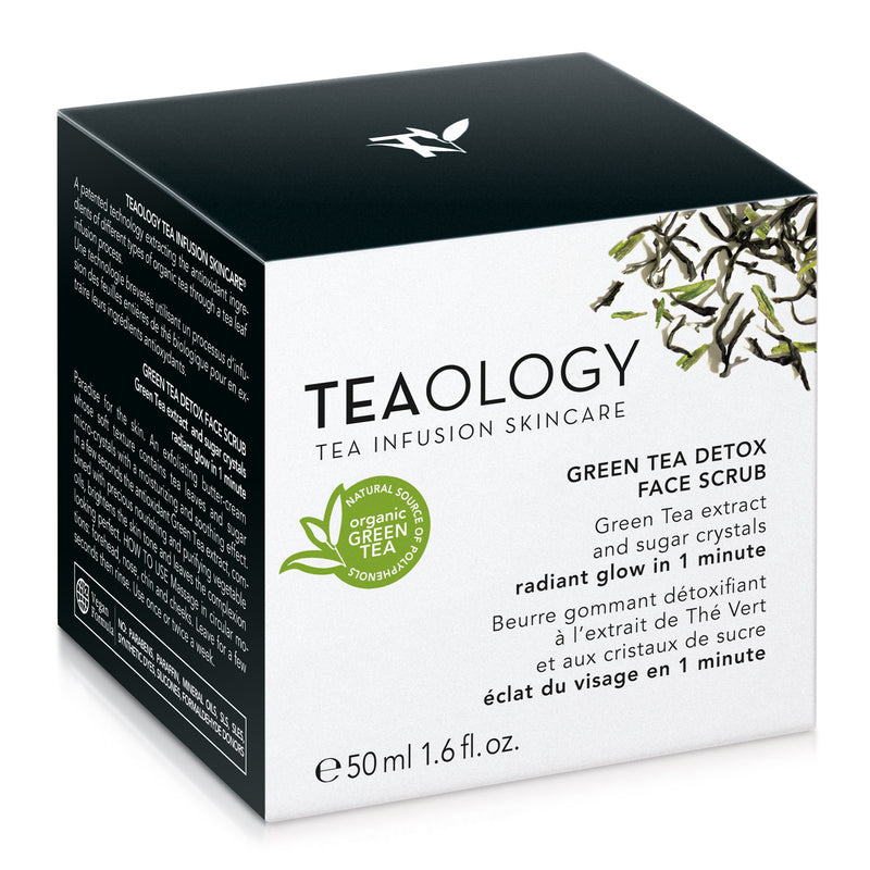 Teaology Green Tea Detox Face Scrub 50 ml - naturalny peeling do twarzy