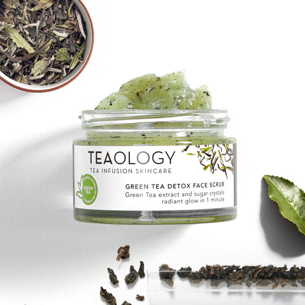 Teaology Green Tea Detox Face Scrub 50 ml - naturalny peeling do twarzy