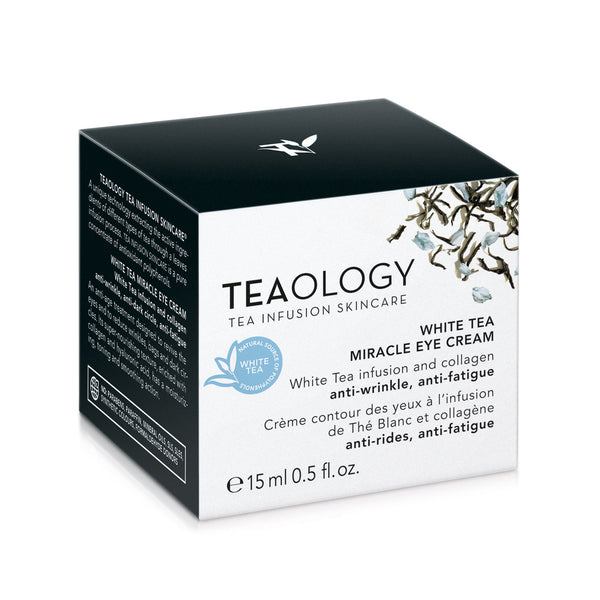 Teaology White Tea Miracle Eye Cream 15 ml - przeciwzmarszczkowy krem pod oczy  - naturalny krem pod oczy