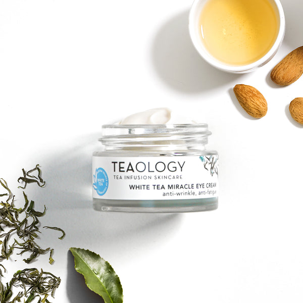 Teaology White Tea Miracle Eye Cream 15 ml - przeciwzmarszczkowy krem pod oczy  - naturalny krem pod oczy