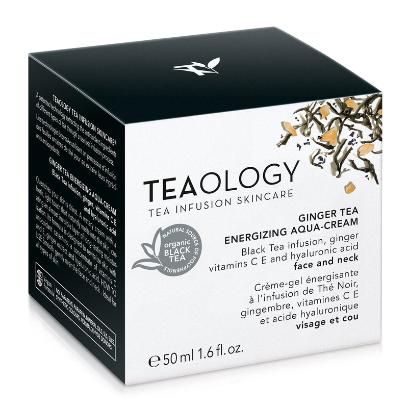 Teaology Ginger Tea Energizing Aqua-Cream - lekki krem nawilżający o żelowej konsystencji