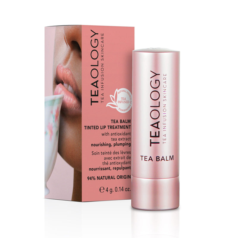 Teaology Tea Balm Tinted Lip Treatment | Peach Tea - naturalny balsam do ust  kolorem