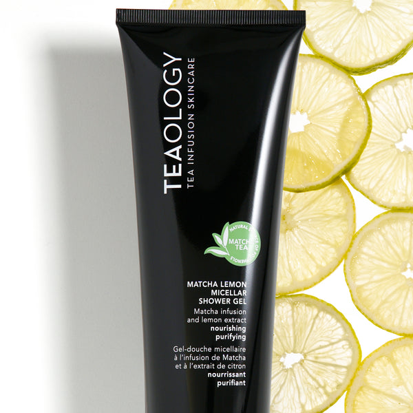 Teaology Matcha Lemon Micellar Shower Gel - żel pod prysznic o zapachu cytryny z naparem z herbaty