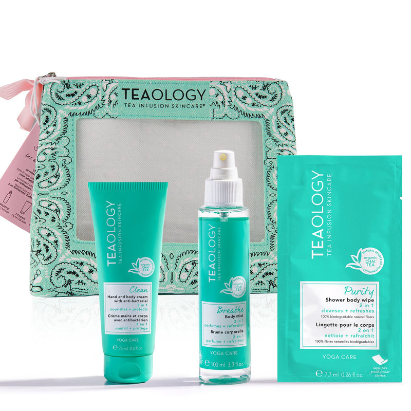 Teaology Yoga Care Essential Kit -  zestaw z bestsellerami z linii YOGA CARE
